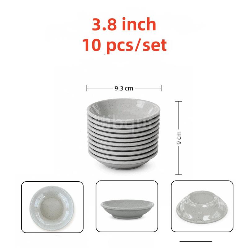 Melamine plastic Japanese style seasoning sauce small dish dipping Sushi soy sauce pepper wasabi Mustard dish oil vinegar plate