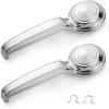 Window Crank Handle & Interior Door Handle Set For 1967-1996 Buick/Chevrolet/GMC Trucks SUVs Models,Chrome,Set Of 4