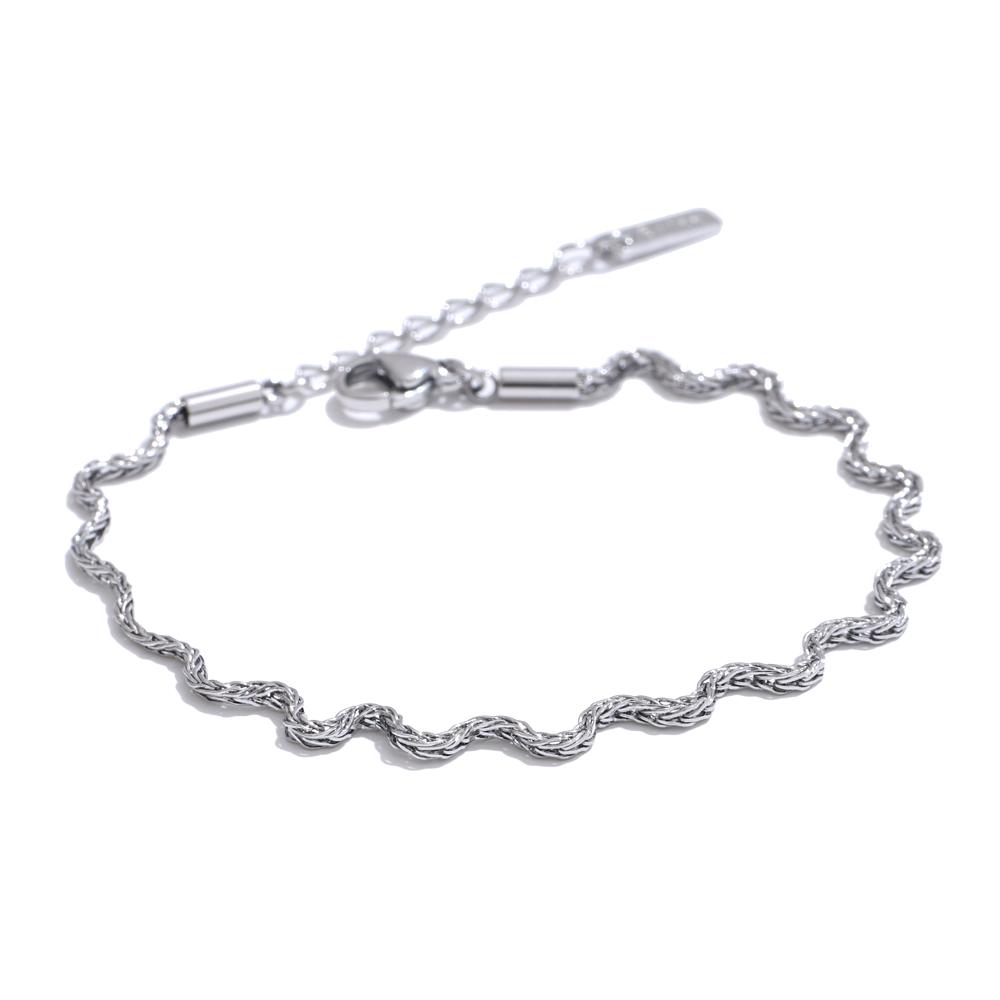 Yhpup 2025 Stainless Steel New Style Chain Chic Fashion Bracelet Bangle Waterproof Arrivals PVD Plated Wrist Jewelry for Women