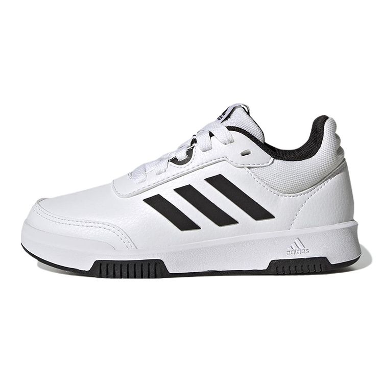 Adidas Neo Tensaur Sport Training Lace Casual Durable Low Top Kids Skate Shoes Kids Sneakers White Black GW6422