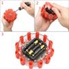 Multi-Color LED Traffic Barrier Warning Light with Dry Battery