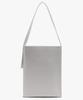 Peace Maker Leather Flat Shoulder Bag (White)