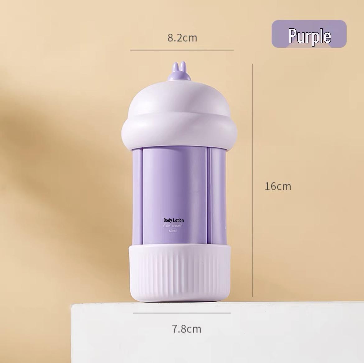 4-in-1 Refillable Silicone Travel Bottles Set for Shampoo, Lotion, & Shower Gel