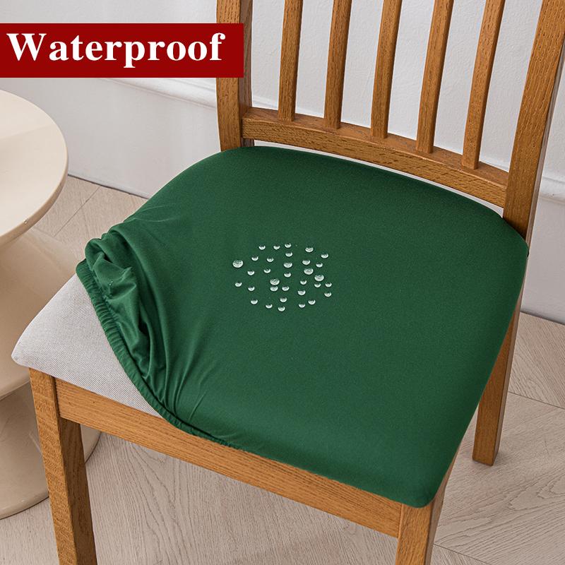 Αδιάβροχο Κάλυμμα Καθίσματος Καρέκλας για Τραπεζαρία Ελαστικό Προστατευτικό Επίπλων Κάλυμμα Καρέκλας Τραπεζαρίας για Κουζίνα Εστιατόριο Γραφείο Δεξίωση