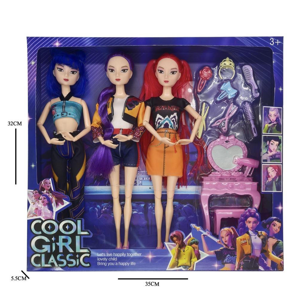 New K-POP Girl Group Doll Set