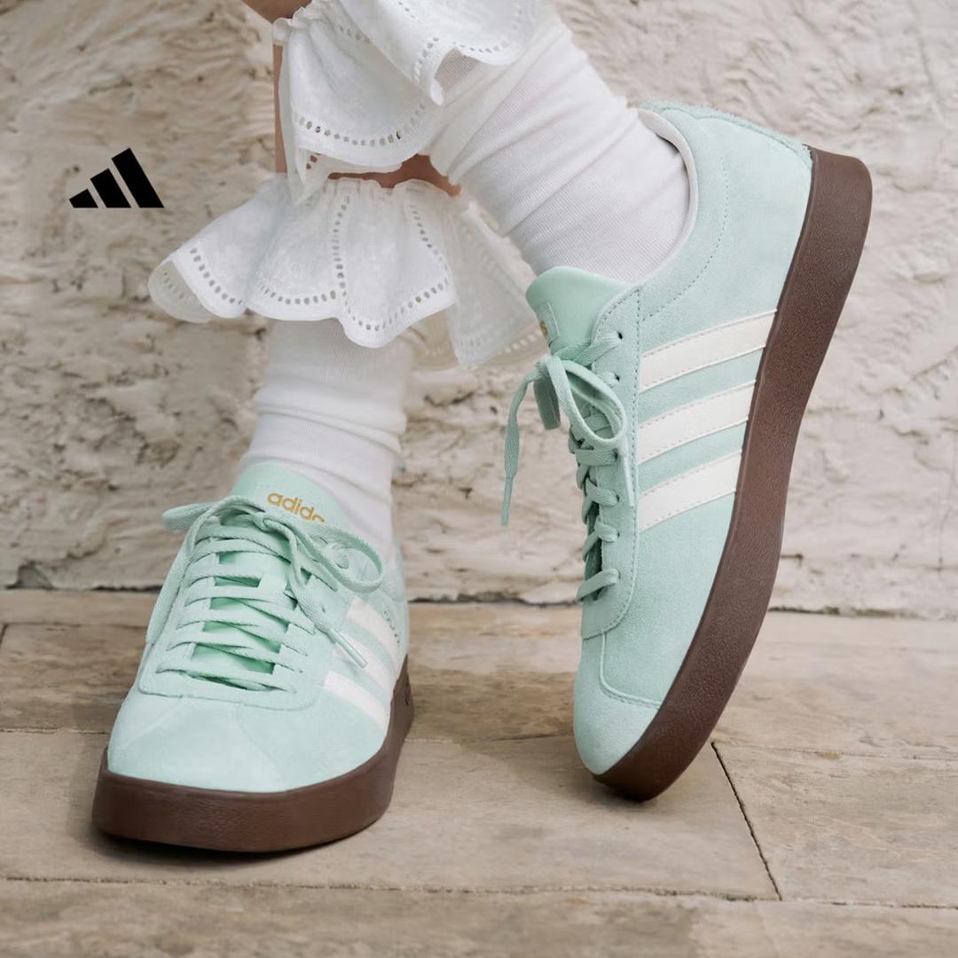 

Adidas T Head Shoes VL COURT CLASSIC Board Shoes Training Shoes for Men and Women Adidas KH5552 35.5 зелёный