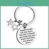 Colorful Rainbow Stainless Steel Keychain Perfect Friendship Gift For Colleagues And Friends
