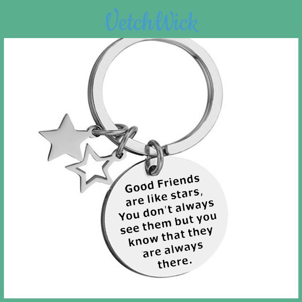 Colorful Rainbow Stainless Steel Keychain Perfect Friendship Gift For Colleagues And Friends