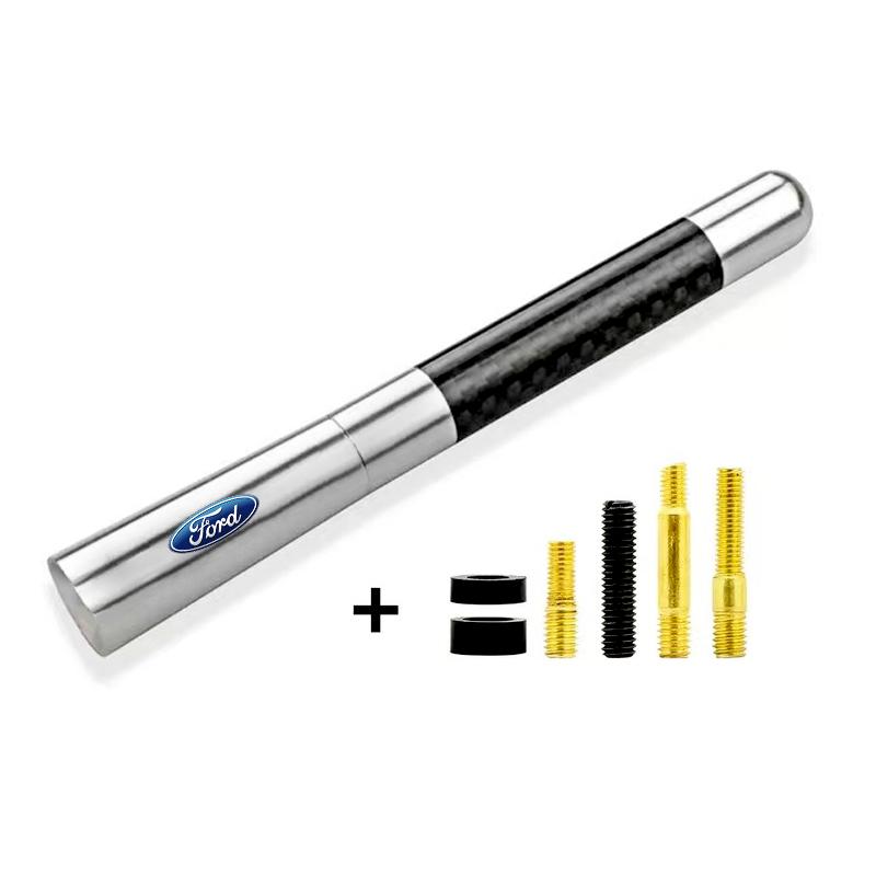 Car Radio Antenna FM/AM Metal Receiving Antenna Car Accessories For Ford Mustang F10 Zapatillas Miniatura Gt Shelby 2005 2015 Mujer 2012 Kuga