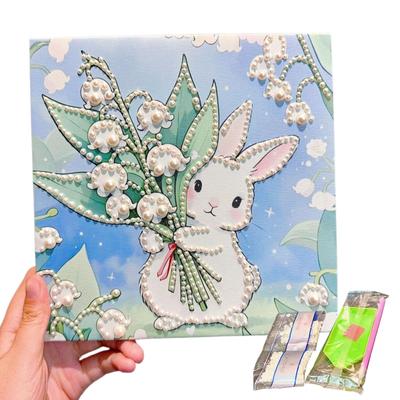 DIY Diamond Art Stickers for Aqua Beads a Popular Gift for Educational Mosaic Sticker Coloring Montessori Coordination Chime Kids, Toy, Girls, & Set,