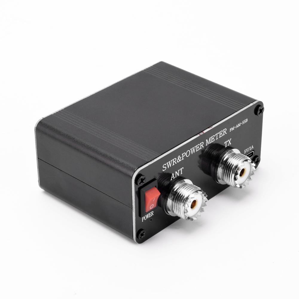 120W SWR Digital Power Standing  Meter 1.8-54MHz Short  Meter FM AM SSB Modes Power Meter Support SWRCelsiusPower   & High SWR Alarm Funct