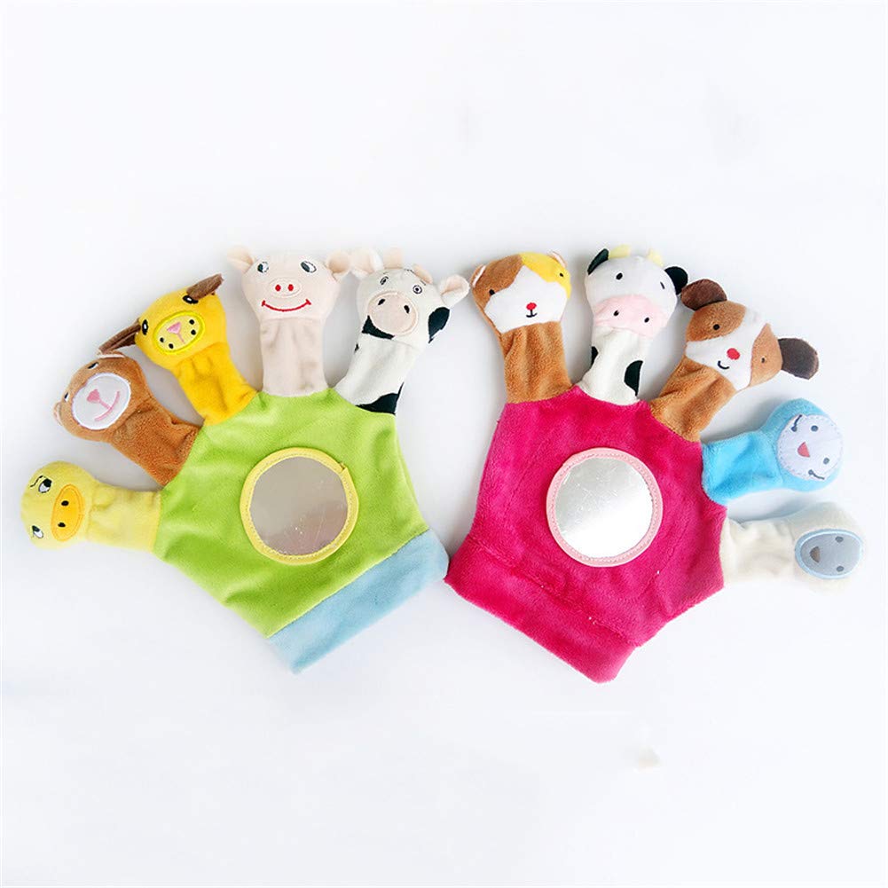 Remeehi Hand Puppets for Toddlers, Finger Puppets, Animal Pretend Play, Plush Toys, Preschool, Kids, Gloves, Dolls, Storytelling, Develops
