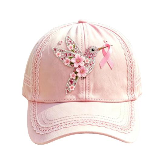 Bestickte Biene Baseballkappe mit Strass-Schleife, Muster aus Bienen und Schmetterlingen, Sonnenschutz mit gebogenem Schirm, Verstellbare Metallschnalle, Sportlich, für alle Jahreszeiten