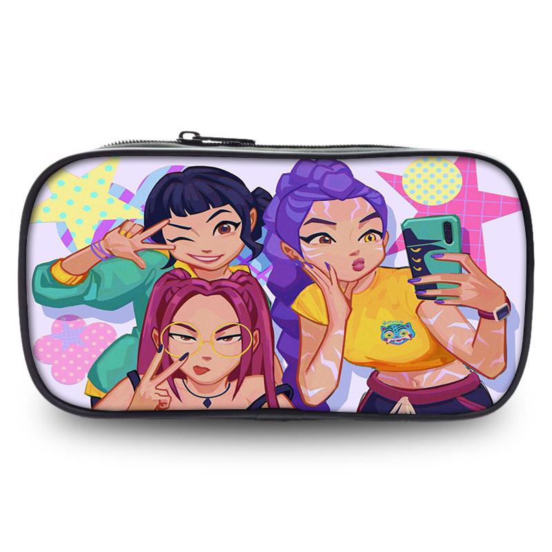 Trousse Kpop Demon Hunter Girls Material Oxford Pentru Studenți Și Colecționari