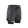 Men's Double-Layer Quick-Dry Three-Quarter Running Shorts - Anti-Exposure Fitness Pants for Summer 2023