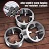 PVC Thread Maker Tool Electric Drill Water Pipe Threading Device with 3 Dies 1/2" 3/4" And 1" PVC Pipe Threader Kit for Electric Drill