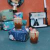 Dollhouse Miniature Christmas Christmas Snow Top Latte Drink Model For Doll House Decoration Accessories Kids Pretend Play Toys