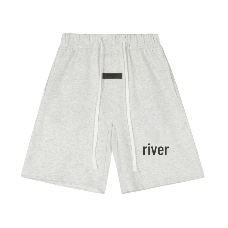 FOG ESSENTIALS Unisex Loose Silicone Print Casual Shorts