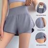Women's Quick-Dry Yoga Pants with Built-In Shorts - Anti-Exposure, Summer Fitness, Running Training, 3/4 Length