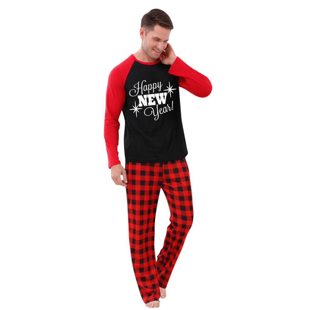 Prints Family Matching Long Sleeve Tops+Pants Set Family Matching Sets