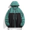 Men's Outdoor Hard Jacket, Windproof And Waterproof, For Hiking, Mountaineering, Single-layer Raglan Sleeve Windbreaker