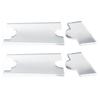 2pcs Couch Wall Spacer Adjustable Acrylic Clear Non-slip Bed Stoppers Wall Bumpers For Sofa Safety Protection Enhanced Airflow