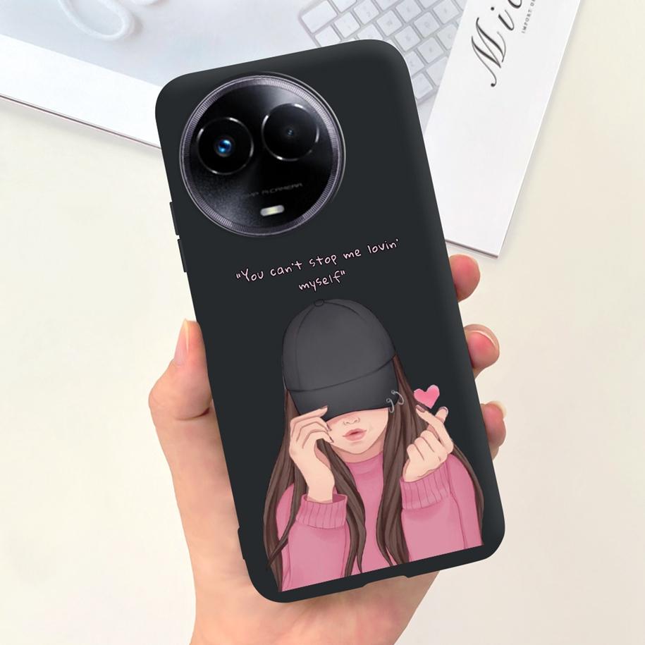 Shockproof Case For Realme 11 5G / Realme 11X Phone Cover Fashion Girls Soft Silicone Funda For Realme11 11 X 2023 RMX3785 Coque