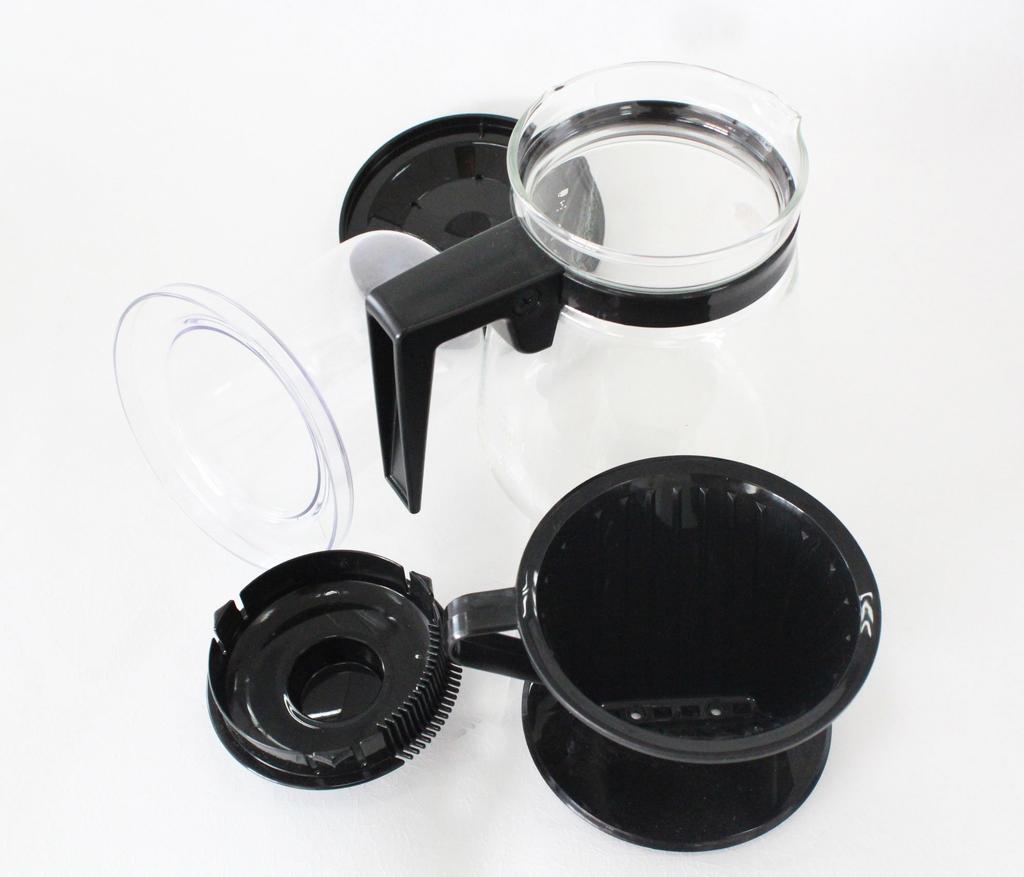 iwaki Heat-Resistant Glass Rilassa Iced Coffee, Black, 1000ml, Dripper Pot, K8966CS-BK