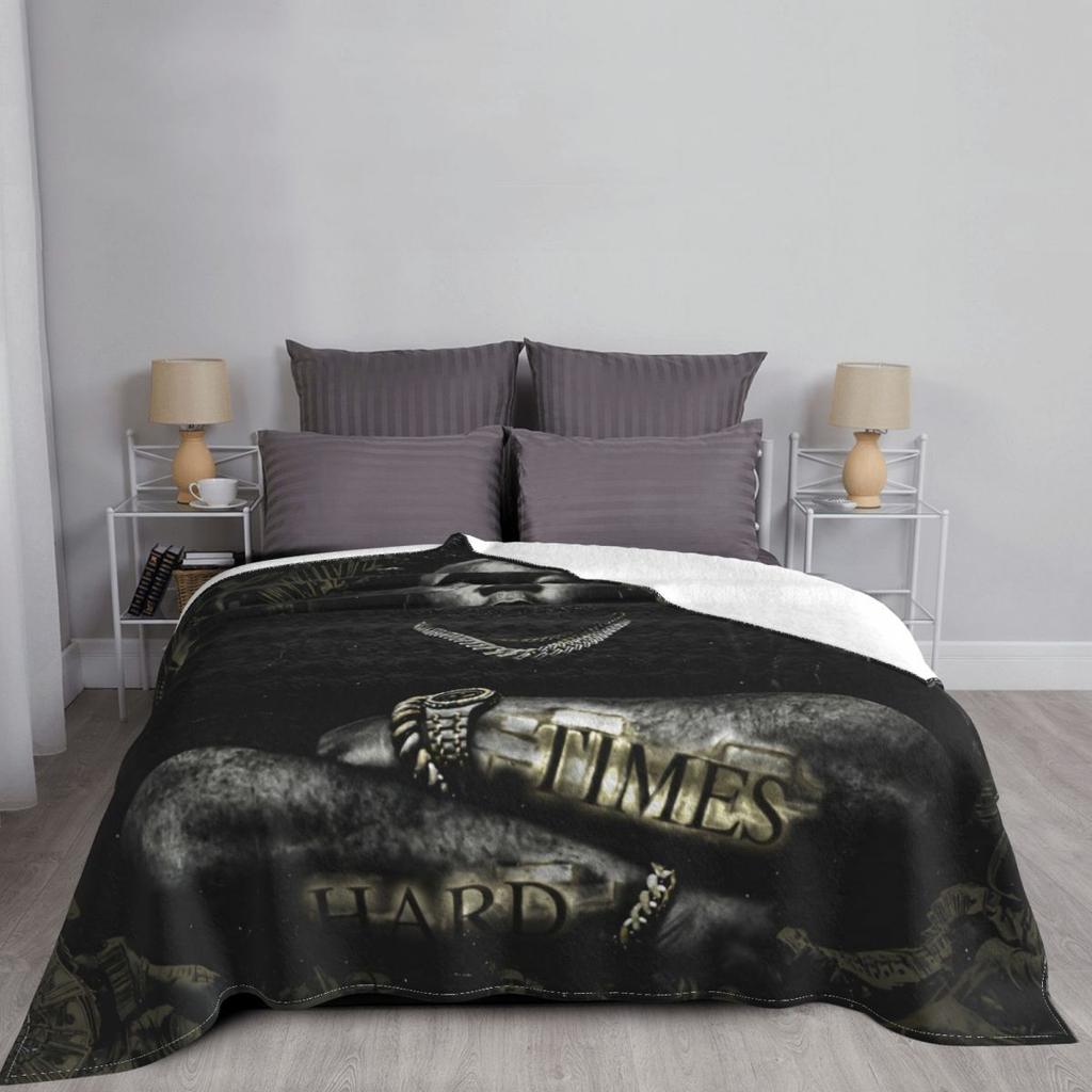 Rapper Rod Wave Blanket Pop Singer Music Wool Throw Blankets Summer Air Conditioning Personalised Lightweight Bedspread