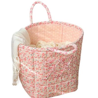Large Capacity Laundry Storage Basket Folding Easy Carry Handles Dirty Clothes Basket Hand-held Space Saving