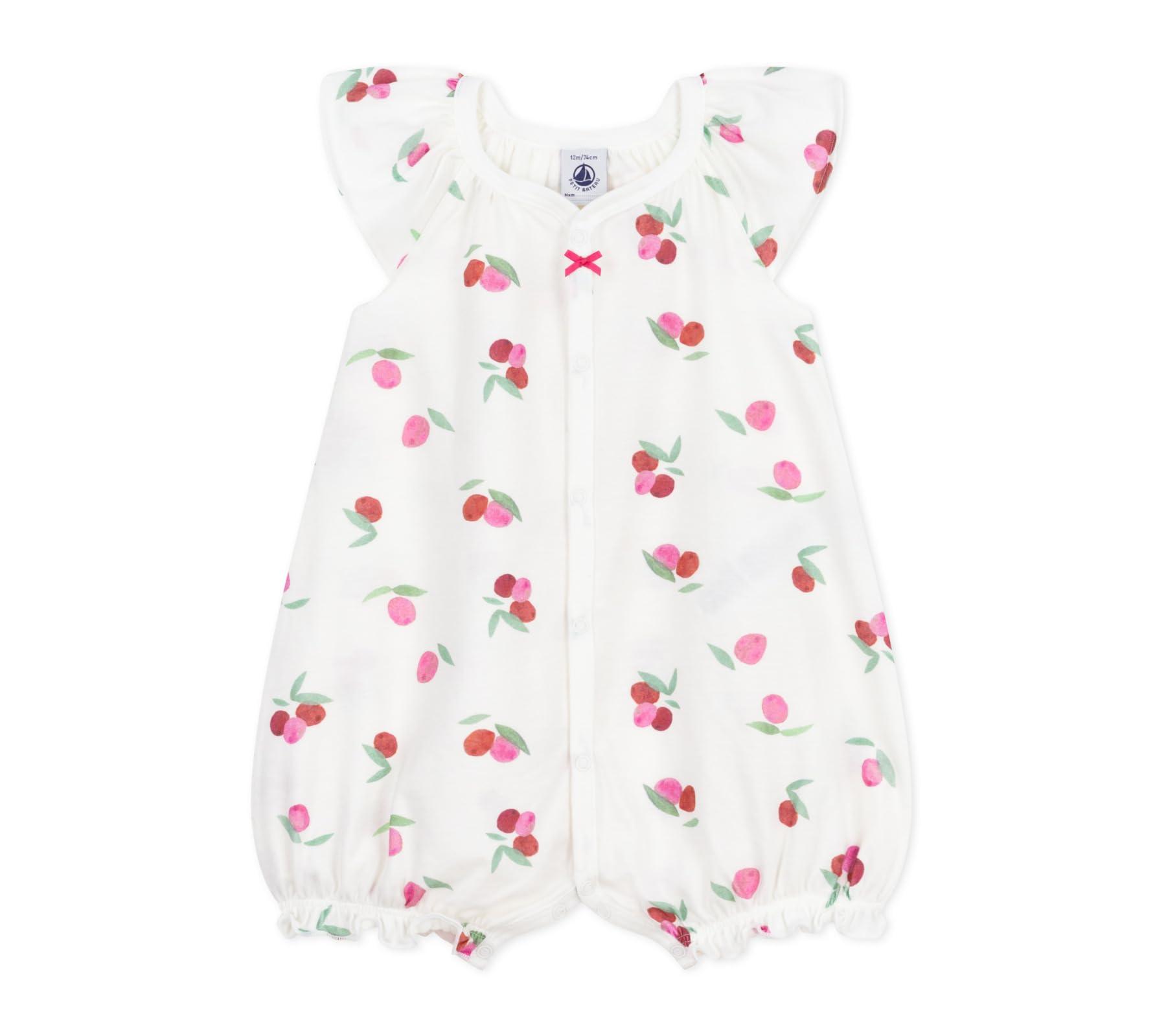 

Короткий ромпер A0CZ5 6 месяцев 67 см [Petit Bateau] Молочный/Разноцветный