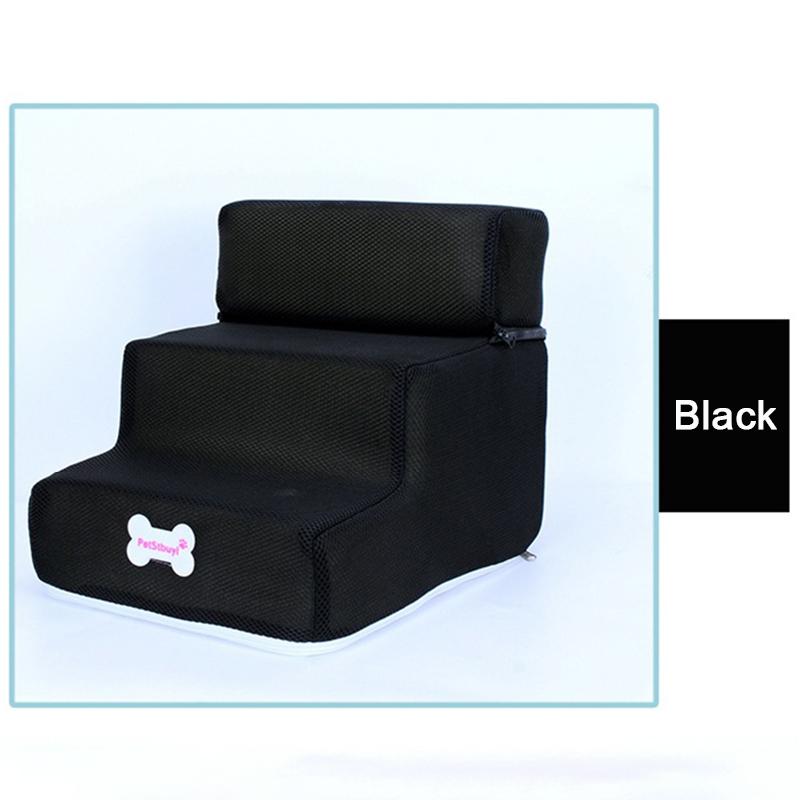 

Лестница для собак Pet 3 Ступени Лестница для маленькой собаки Кошка Собака Дом для домашних животных Лестница Противоскользящие съемные собаки Кровать Лестницы для домашних животных