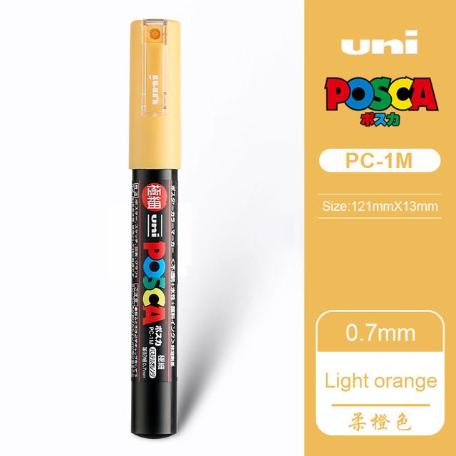 Uni POSCA Marker Farbstift, 39 Farben PC-5M/44 PC-3M/36 PC-1M, Acryl Steinmalerei Zeichnen Graffitti Marker Kunstbedarf