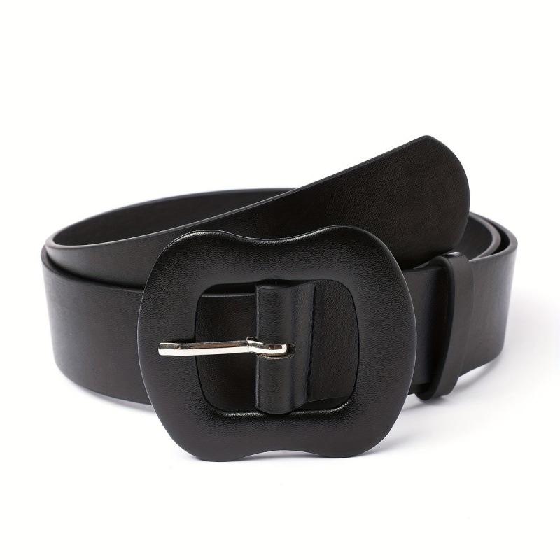 

Versatile And Chic Korean Style Wide Waist Belt Perfect For Dresses Jeans And чорний