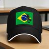 Soccer Brasil Flag Baseball Cap  Outdoor Gym Sun Visor Trucker Hat Women Men Casual Design Baseball Caps