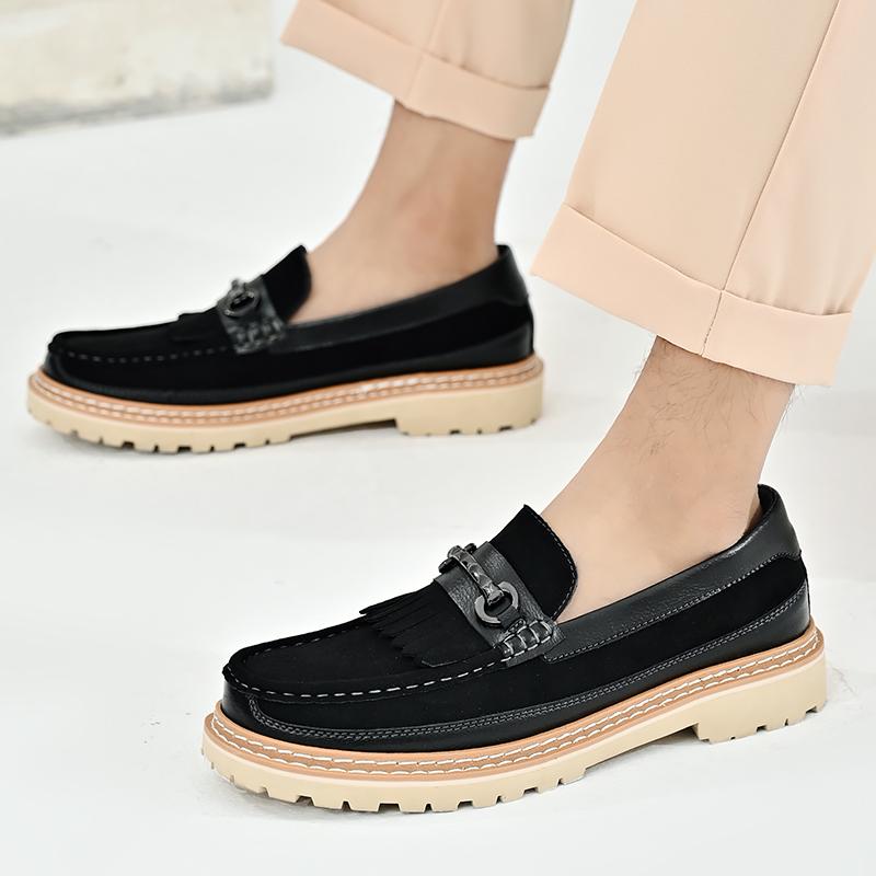 Fashion Leather Shoes Casual Business Shoes for Men Dress Tenis De Hombre Moccasins Mokasin Tenis Caballero Designer