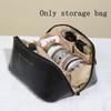 Large Capacity Travel Cosmetic Bag, Waterproof Cosmetic Storage Bag, with Partition, Handle, Flat Opening, Suitable for Travel