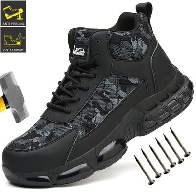 Anti Shock Men Indestructible Safety Shoes Steel Toe Security Protective Shoes Anti-smash Boots Work Hiker Boots for Men