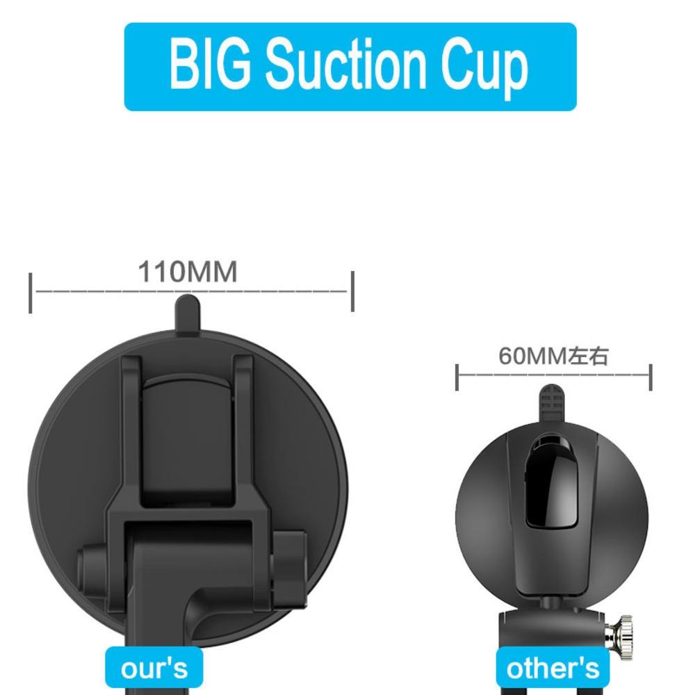Dashboard GPS Phone Car Mount Adjustable Arm Universal Windshield Phone Holder for 4-7.2 Inches Smartphones