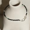 OURPIERRE [SILVER 925] GLITTER BRACELET BLACK