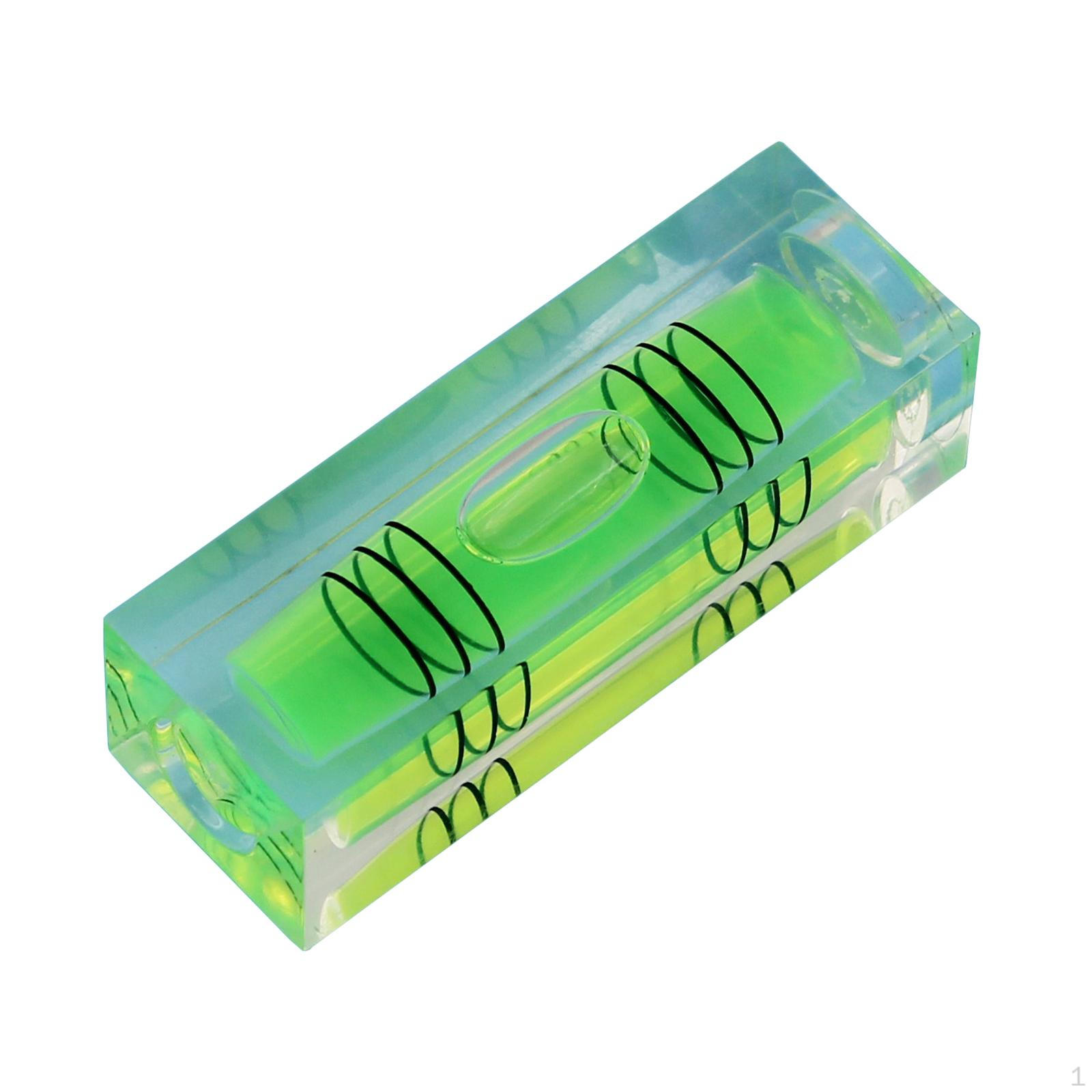 Mini Bubble Spirit Level Ruler Durable Instrument High Precision Three Line