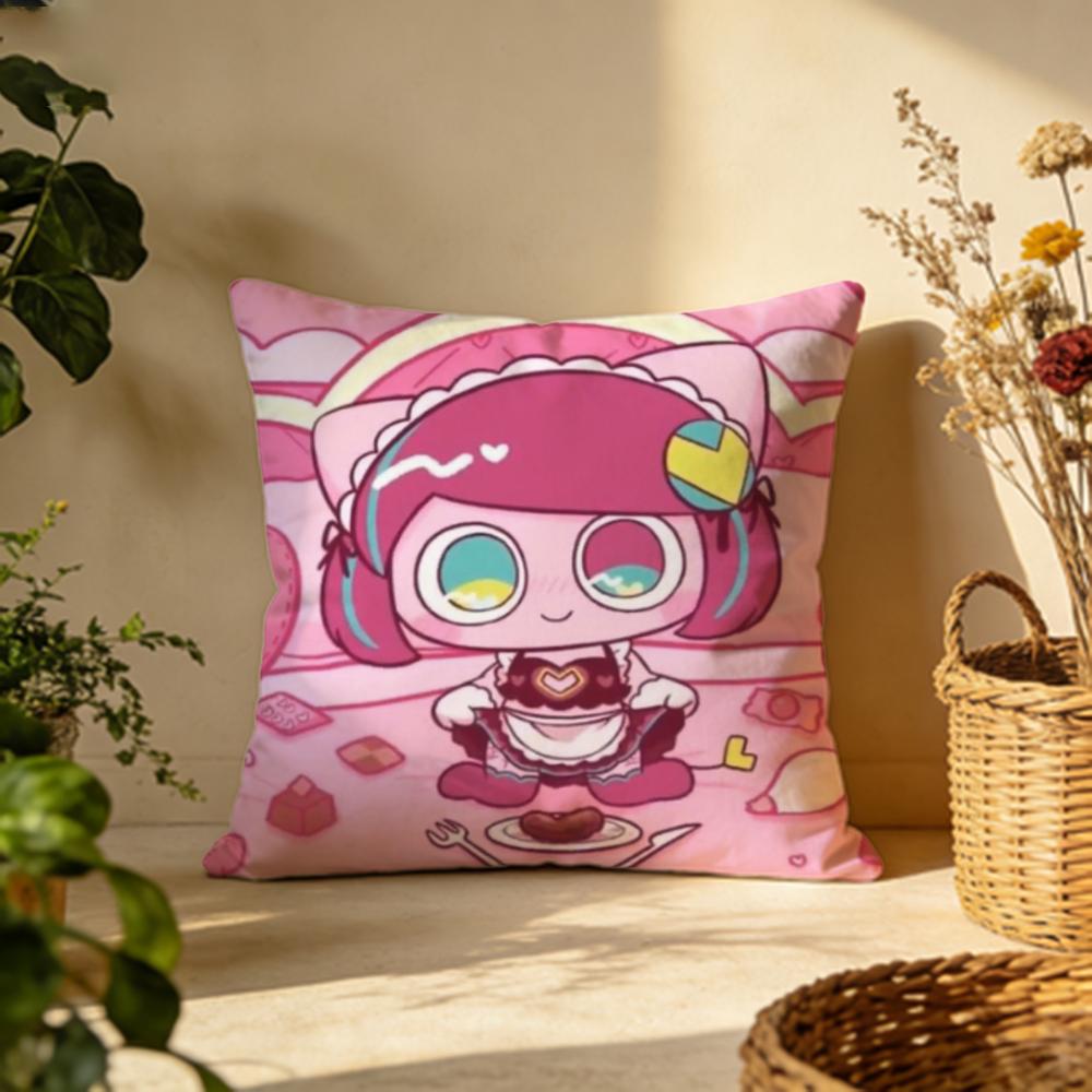 Trendy PPepoyoable Cushion Cover Versatile DoubleSided Pillow Case Fit for Sofa Bed Car Daily Decor