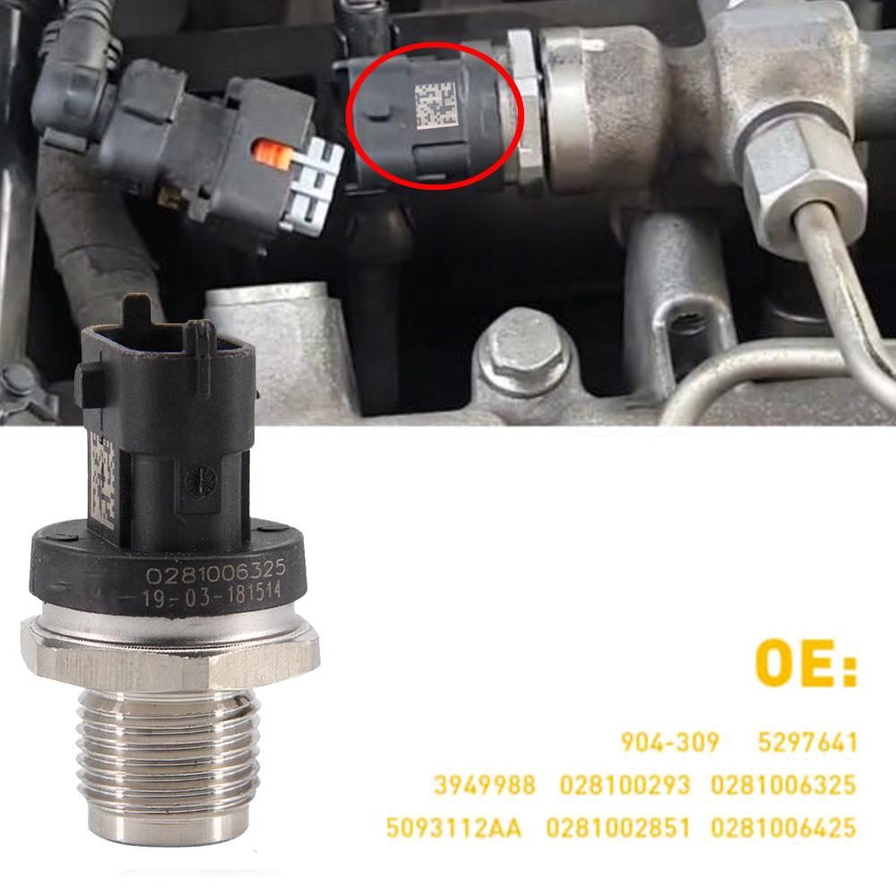 1pcs Best Brand New Fuel Rail Pressure Sensor 0281002851 For Dodge RAM VW FORD Cargo 1722 E 01 Fiat Iveco OE 0281006325