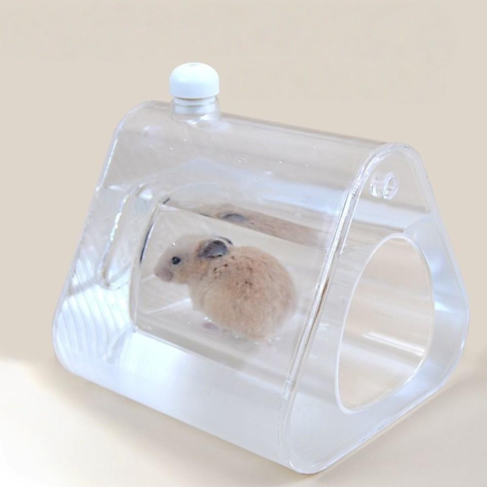 High Transparency Triangle Hamster Cage Cooling Small Pets Ice House  Summer