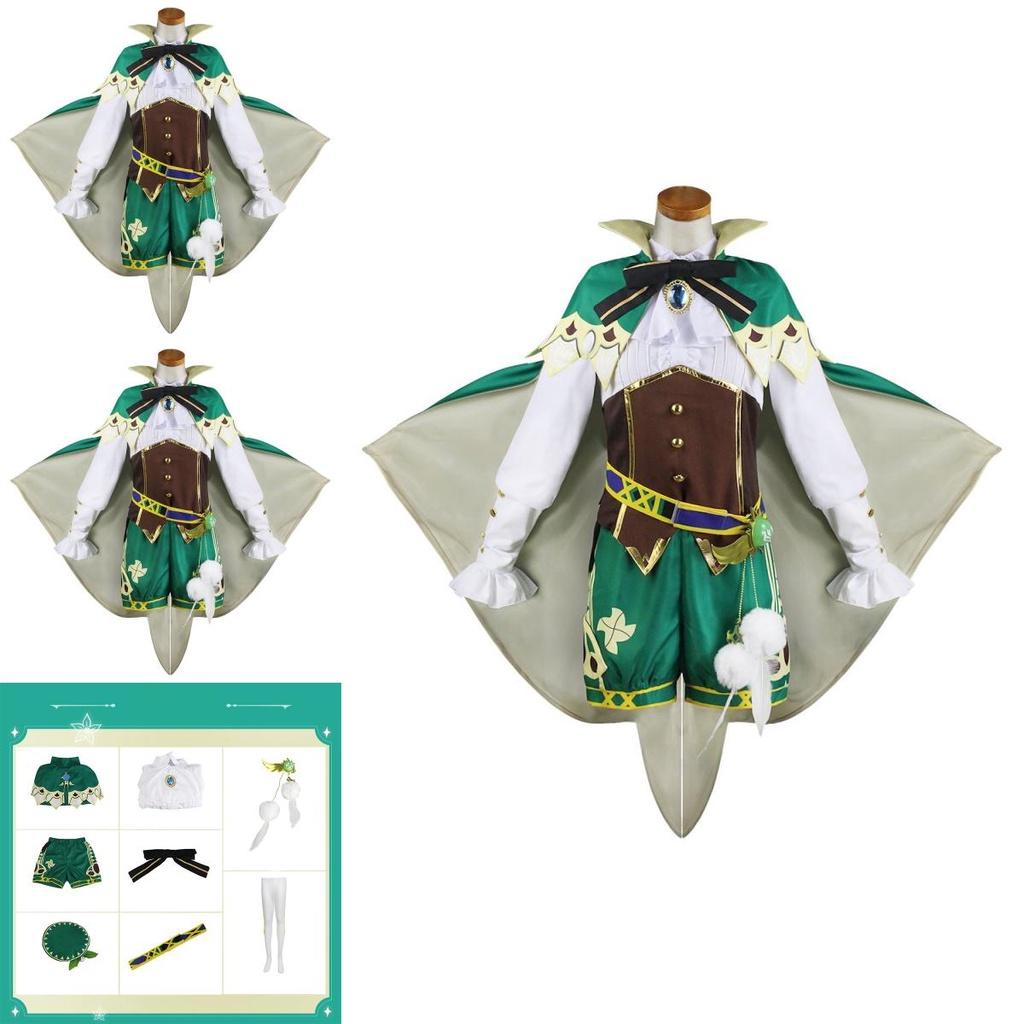 High-quality Genshin Impact Venti Costume For Women Featuring Detailed Accessories