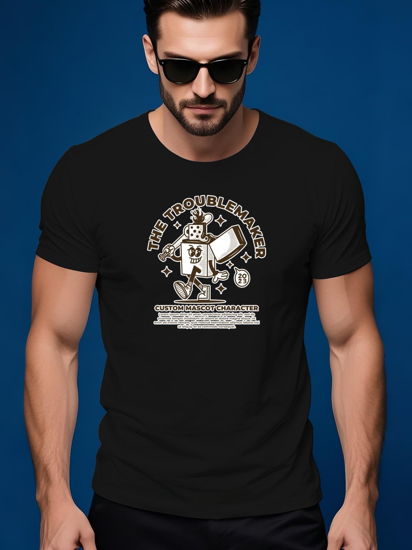 Cotton Tshirt with Mascot Character Design S