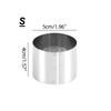 Lihe Stainless Steel Round Mousse Ring, Multi-size Cake Cookie Baking Mold For Kitchen
