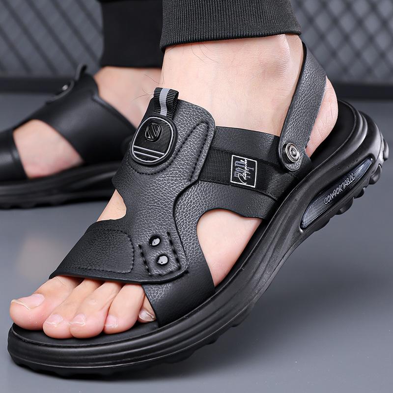2025 new beach shoes sandals slippers men's shoes driving shoes non-slip shoes summer shoes youth trend 2025