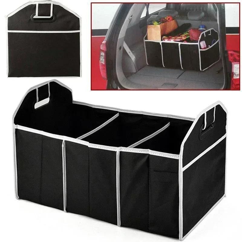 Foldable Car Trunk Organizer - Car Storage Box,Toys Food Storage Container Bags,Auto Organizer,Car Accessories,Car Trunk Storage