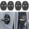 2/4pcs Silicone Car Door Lock Cover Sticker For VW Golf 4 5 6 7 Jetta Polo Caddy GTI Bora MK7 Beetle Passat B6 Touran Zu0